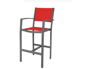 Decoscape Fusion Sling Aluminum Bar Arm Chair