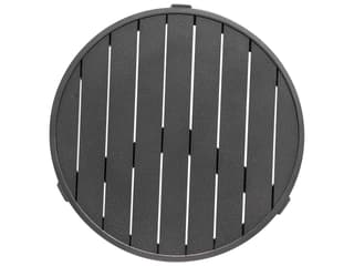 Decoscape Atlantic Aluminum Round Slatted Top End Table
