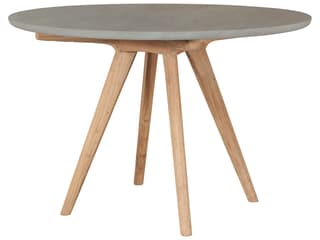 Perpetual Gray Viola Round Patio Dining Table