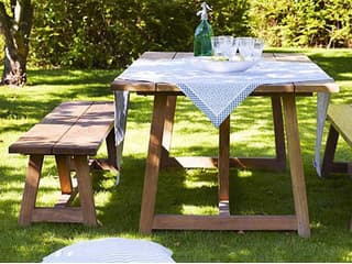 Sika Design Teak Natural Brown George Outdoor Bench