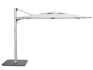 Shademaker Solaris Aluminum 10 Foot Square Crank Lift Outdoor Umbrella