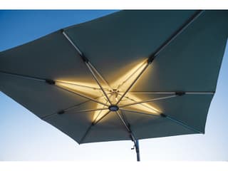 Shademaker Solaris LX Aluminum 10" Foot Square Crank Lift Umbrella