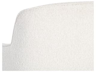 Sunpan Karina Copenhagen White Upholstered Adjustable Coumputer Chair