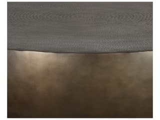 Sunpan Outdoor Cale Aluminum Antique Bronze Round Coffee Table