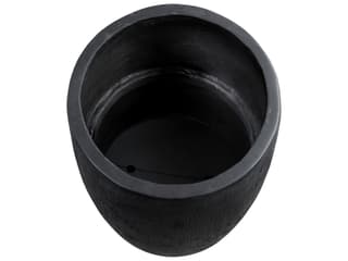 Sunpan Outdoor Coleus Concrete Black Tall Round Planter