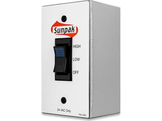 Sunpak 48 Inch Black Stainless Steel Two Stage Btu Patio Heater (Hardwired)