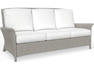 South Sea Rattan Juniper Bay Quick Ship Wicker Cushion Sofa