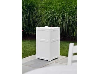 Seaside Casual Wickford Accessory Group Recycled Plastic Trash Receptacle