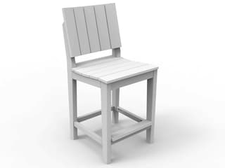 Seaside Casual Mad Recycled Plastic Outdoor Counter Stool