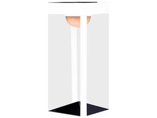 Seaside Casual La Lampe Aluminum Solar Medium Parc