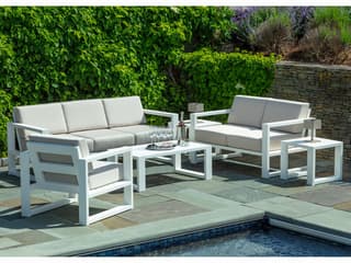 Seaside Casual Mia Recycled Plastic Cushion Outdoor Lounge Set