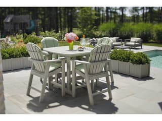 Seaside Casual Shellback Adirondack Recycled Plastic Counter Set