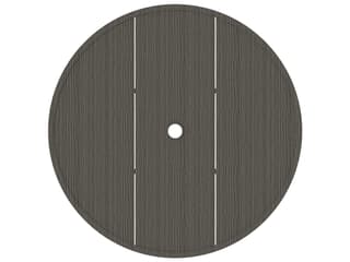 Summer Classics Wrought Aluminum Round Table Top with Umbrella Hole