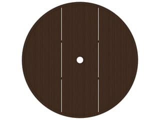 Summer Classics Wrought Aluminum Round Table Top with Umbrella Hole