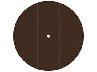 Summer Classics Wrought Aluminum Round Table Top with Umbrella Hole