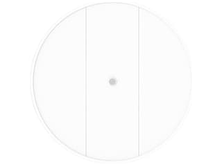 Summer Classics Wrought Aluminum Round Table Top with Umbrella Hole
