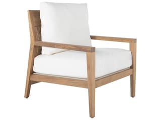 Summer Classics Savannah Teak Natural Outdoor Patio Lounge Chair