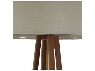 Summer Classics Jayda Natural Teak Outdoor Floor Lamp