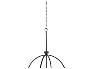 Summer Classics Marlon Stainless Steel Black Outdoor Chandelier