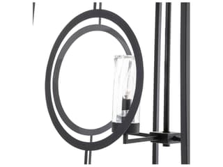 Summer Classics Omar Stainless Steel Black Outdoor Chandelier