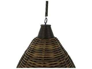 Summer Classics Prescott Resin Wicker Mahogany/Chestnut Outdoor Chandelier