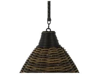 Summer Classics Prescott Resin Wicker Mahogany/Chestnut Outdoor Small Chandelier