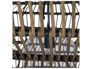 Summer Classics Mckenna Resin Rattan Onyx Outdoor Large Chandelier