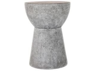 Cast Stone Ibis Outdoor Patio End Table