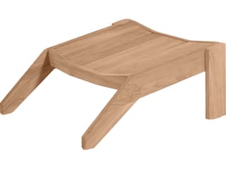 Summer Classics Ashland Teak Adirondack Ottoman - Thumbnail 3