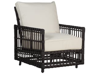 Summer Classics Newport Wicker Spring Outdoor Lounge Chair