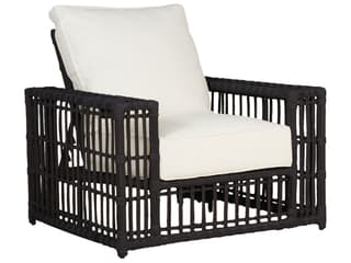 Summer Classics Newport Wicker Recliner Patio Lounge Chair