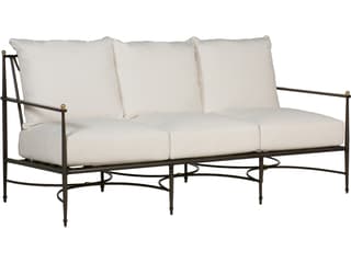 Roma Slate Grey Patio Sofa with Cushion