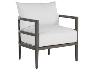 Santa Barbara Aluminum Slate Grey Patio Lounge Chair