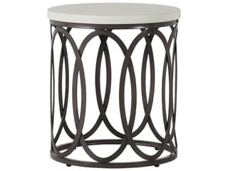 Ella Aluminum Round Outdoor Patio End Table