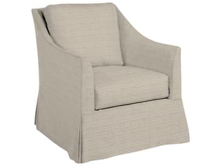 Baldwin Outdoor Swivel Lounge Chair in Washboard Mist