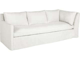 Nora Outdoor Right Arm Facing Corner Sofa in Linen Snow