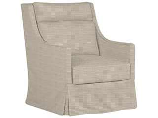 Shelby Outdoor Swivel Lounge Chair in Washboard Mist