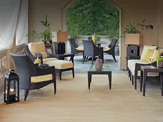 Summer Classics Athena Wicker Cushion Outdoor Patio Lounge Set