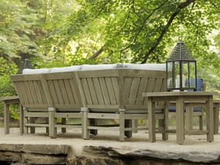 Summer Classics Club Teak Sectional Outdoor Lounge Set