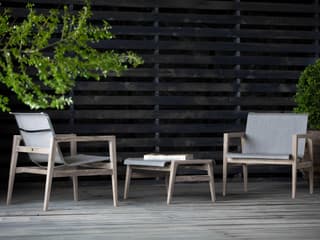 Summer Classics Coast Teak Outdoor Patio Lounge Set