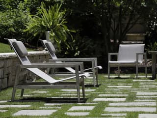 Summer Classics Coast Teak Patio Lounge Set