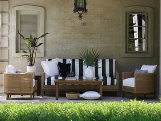 Summer Classics Peninsula Wicker Outdoor Lounge Set