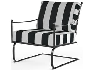 Sunset West Provence Wrought Iron Spring Patio Club Chair