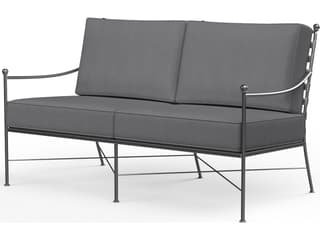 Sunset West Provence Wrought Iron Outdoor Patio Loveseat