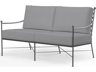 Sunset West Provence Wrought Iron Outdoor Patio Loveseat