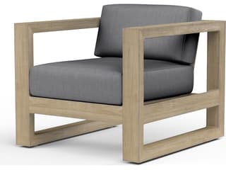 Sunset West Coastal Teak Outdoor Lounge Chair