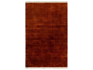 Evergreen Hand-Loomed Wool Area Rug with Fringe