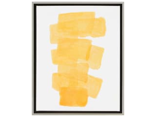 Jingle Abstract Wall Art in Saffron and Multi-Color