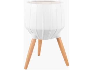 Surya Outdoor Orchid White Planter