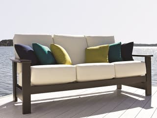 Telescope Casual Leeward Marine Grade Polymer Deep Seat Patio Sofa